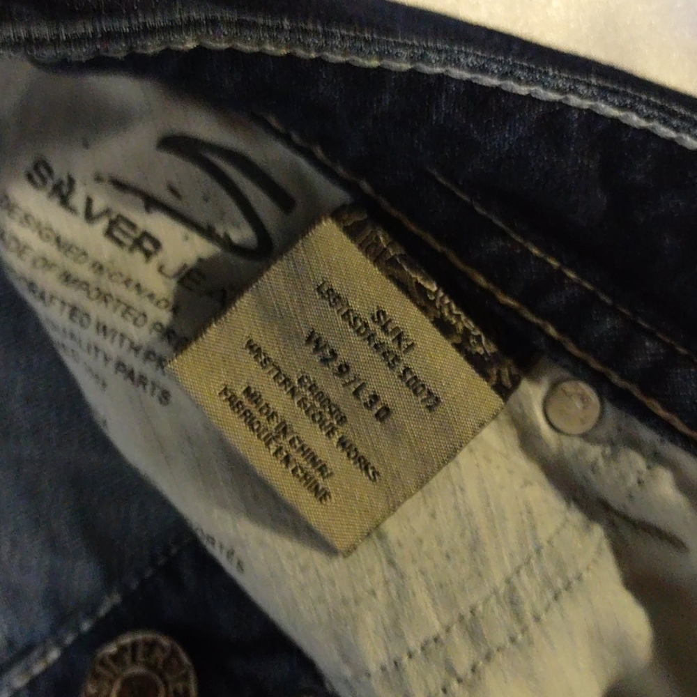 Sold Silver suki boot cut jeans size 29/30 - Picture 3 of 8